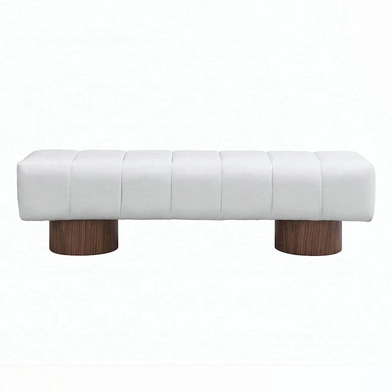 Banc ottoman d'entrée en bout de lit sans assemblage
