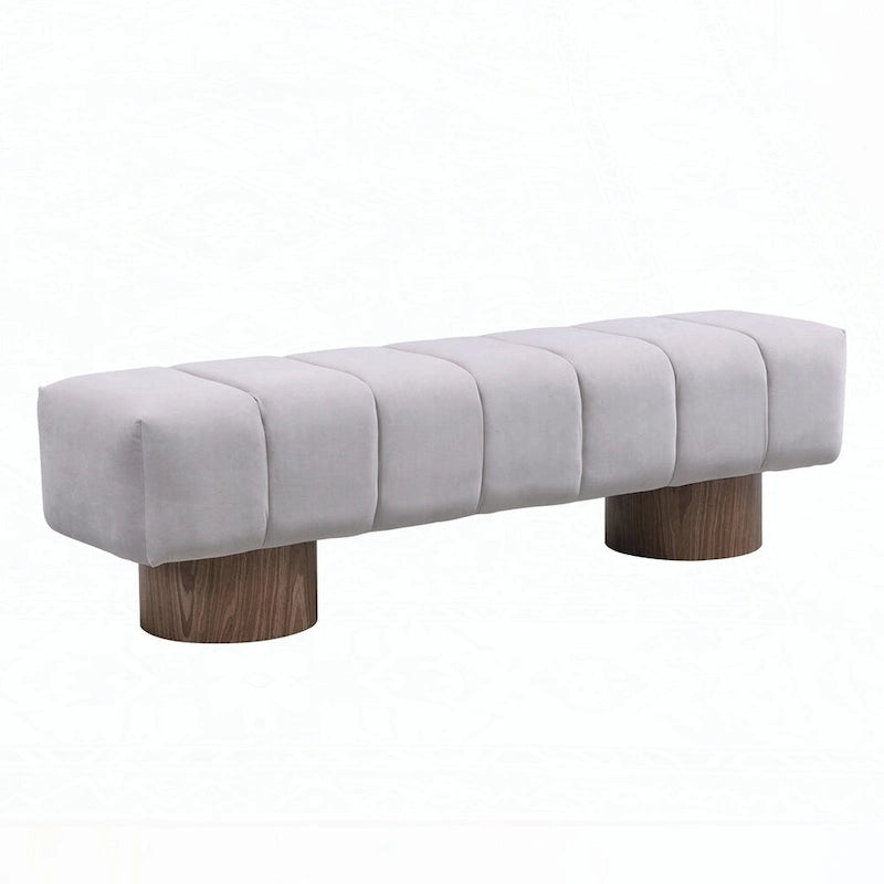 Banc ottoman d'entrée en bout de lit sans assemblage