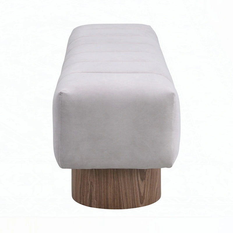Banc ottoman d'entrée en bout de lit sans assemblage