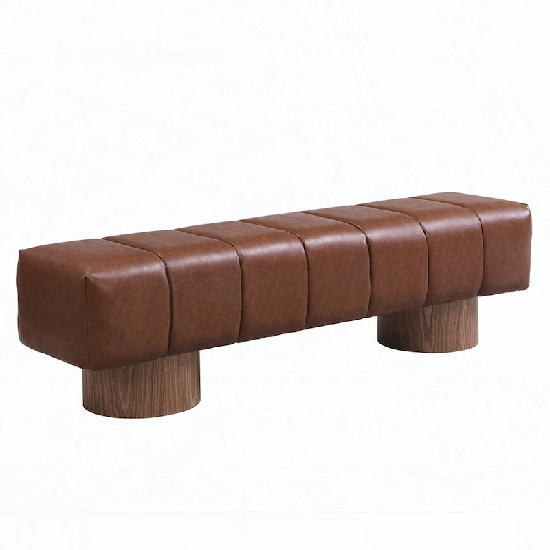 Banc ottoman d'entrée en bout de lit sans assemblage
