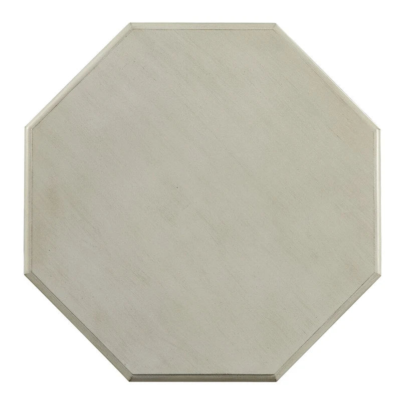 Table d'appoint octogonale en bois massif de 24 pouces par