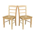 The Gray Barn Chaise de Salle à Manger Échelle en Bois Moonshine (Lot de 2)