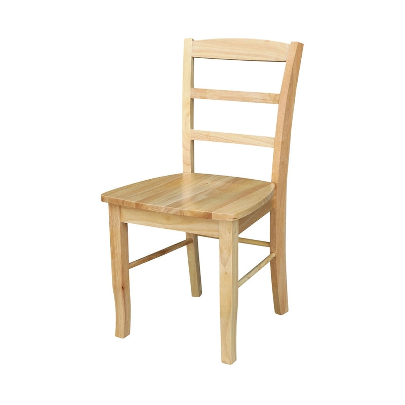 The Gray Barn Chaise de Salle à Manger Échelle en Bois Moonshine (Lot de 2)