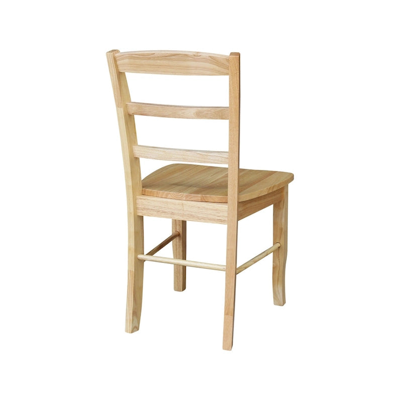 The Gray Barn Chaise de Salle à Manger Échelle en Bois Moonshine (Lot de 2)