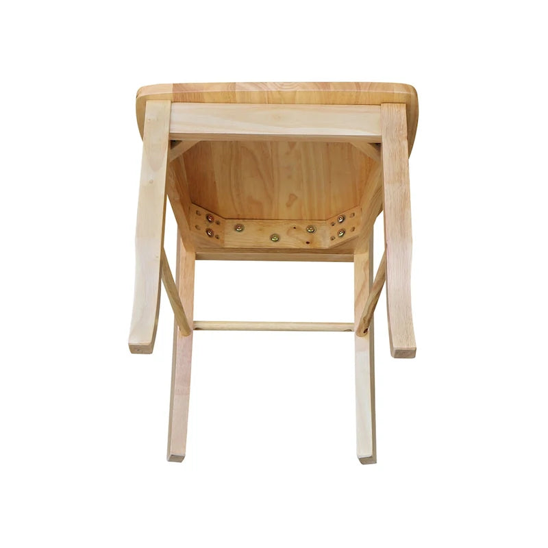 The Gray Barn Chaise de Salle à Manger Échelle en Bois Moonshine (Lot de 2)