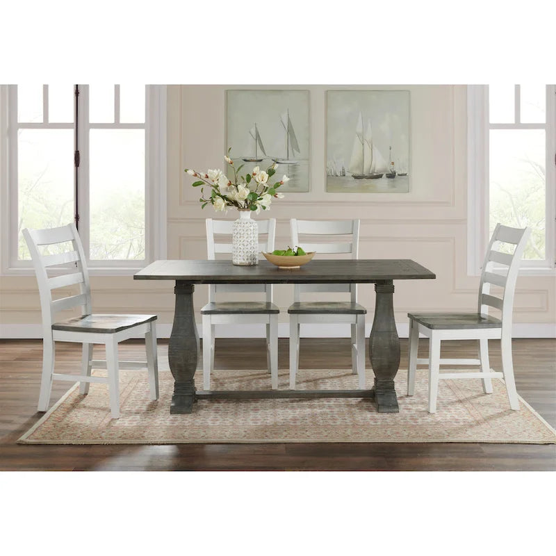 Table console de canapé escamotable sur pied en bois massif de 60 po