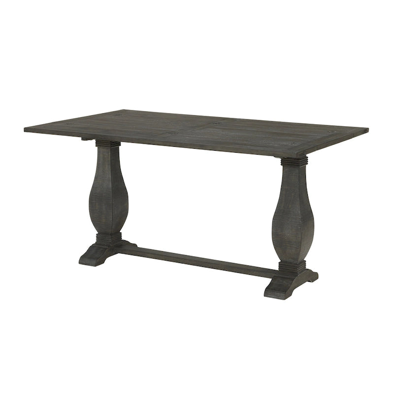 Table console de canapé escamotable sur pied en bois massif de 60 po