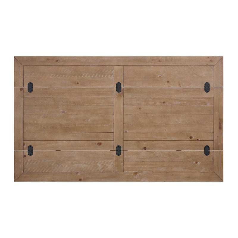 Table console de canapé escamotable sur pied en bois massif de 60 po