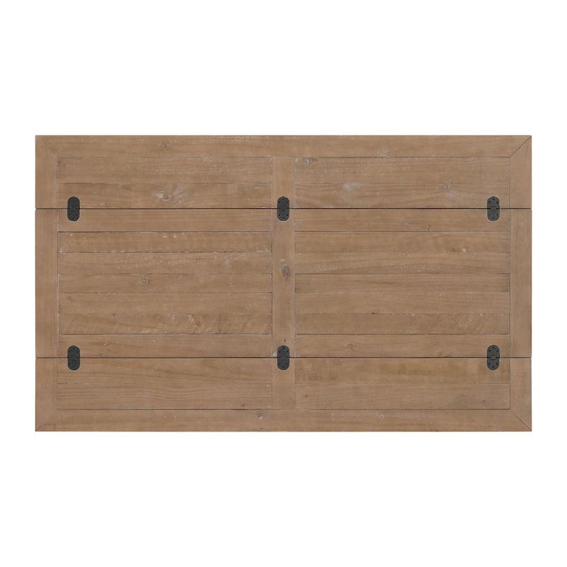 Table console de canapé escamotable sur pied en bois massif de 60 po