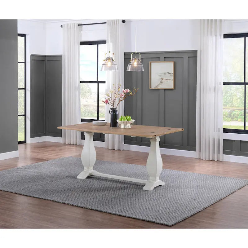 Table console de canapé escamotable sur pied en bois massif de 60 po