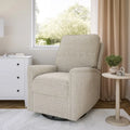 Fauteuil inclinable, pivotant et coulissant avec repose-pieds