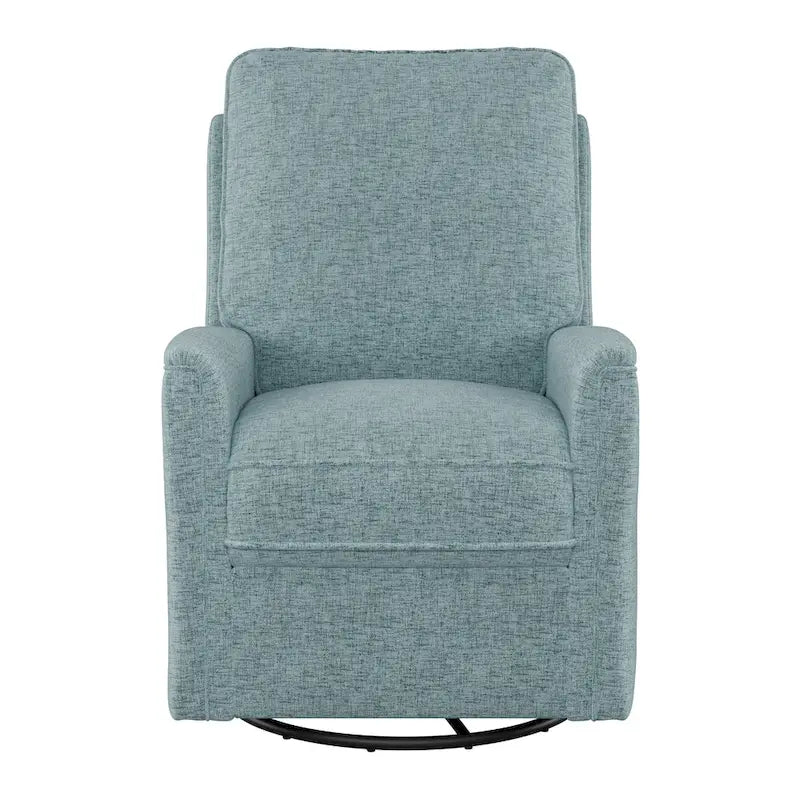 Fauteuil inclinable, pivotant et coulissant avec repose-pieds