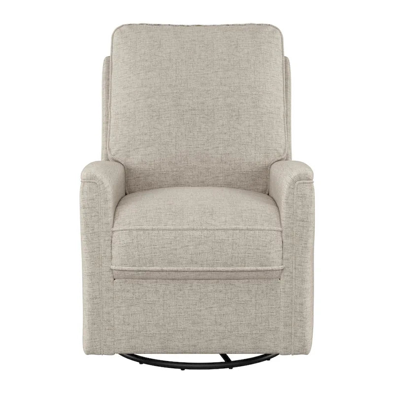 Fauteuil inclinable, pivotant et coulissant avec repose-pieds
