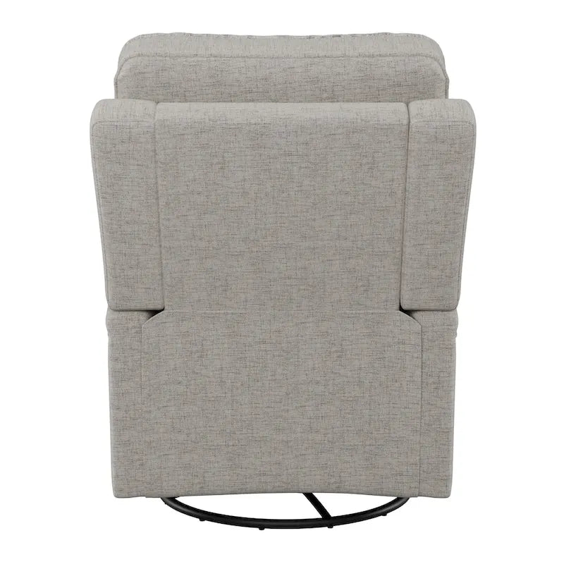 Fauteuil inclinable, pivotant et coulissant avec repose-pieds