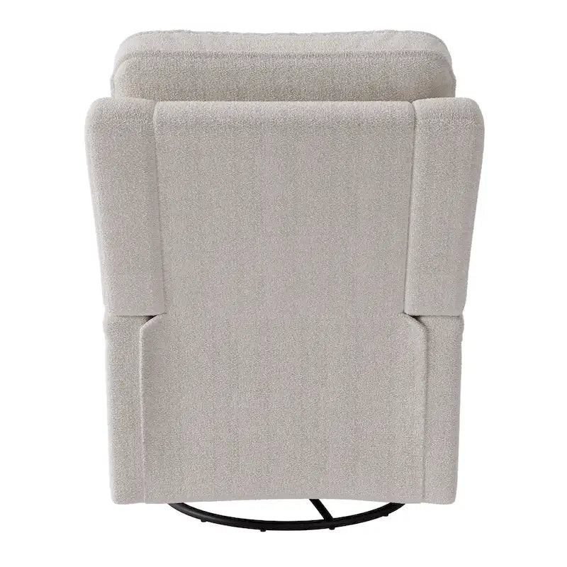 Fauteuil inclinable, pivotant et coulissant avec repose-pieds