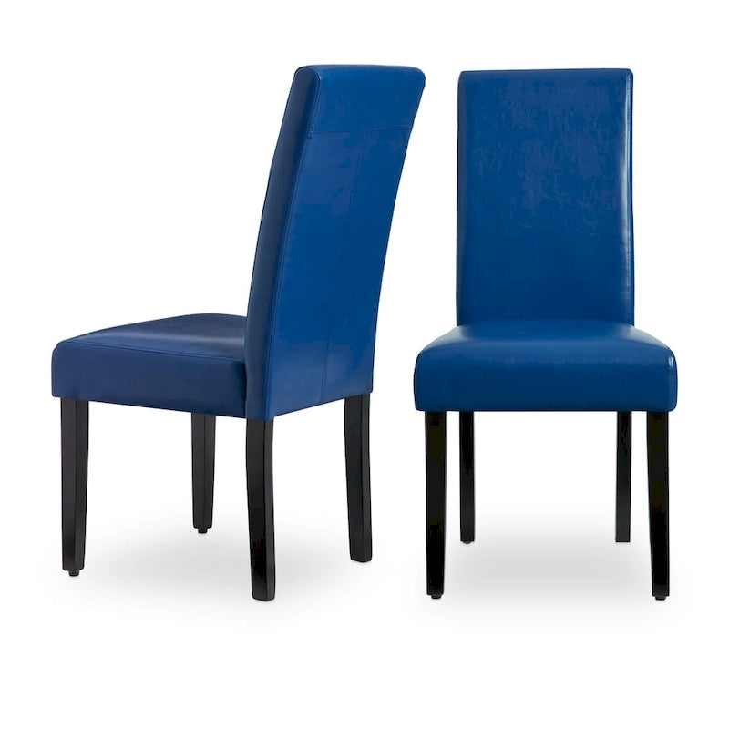 Chaises de salle à manger Parson en similicuir (Lot de 2)