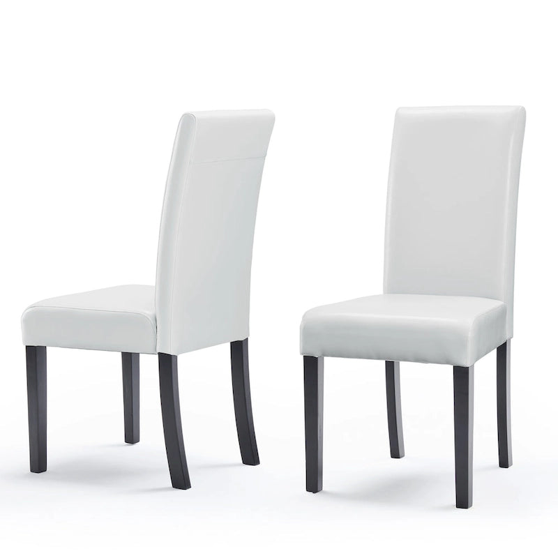 Chaises de salle à manger Parson en similicuir (Lot de 2)