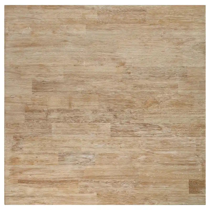 Table basse carrée Briggston marron et blanc