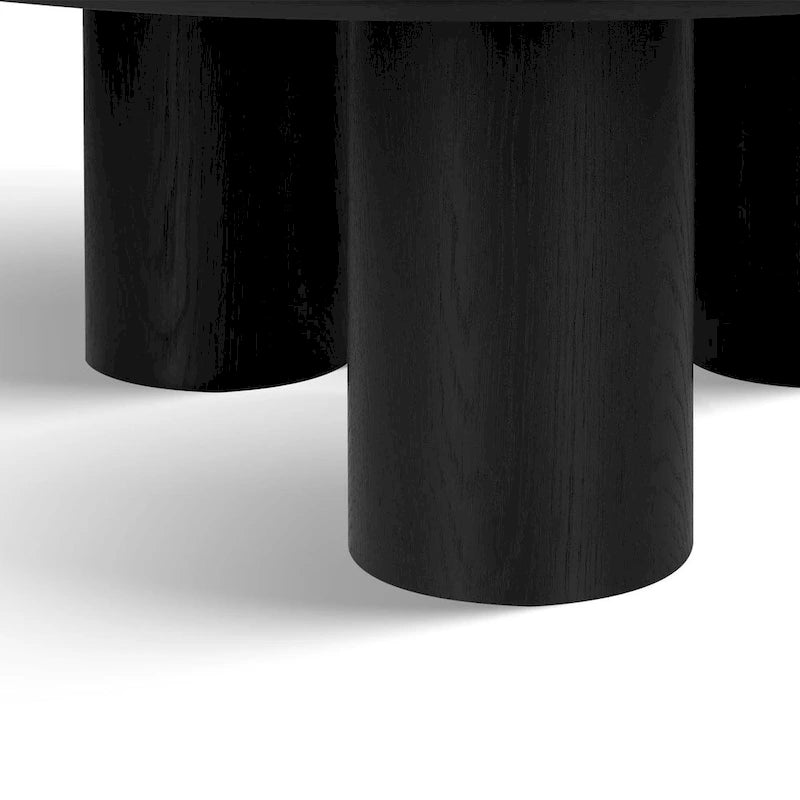 Table basse ronde sur pied 40
