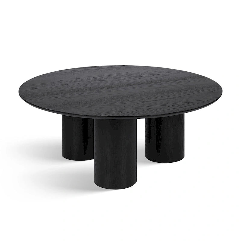Table basse ronde sur pied 40
