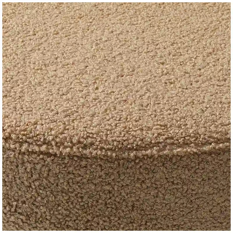 Chaise de salle à manger en métal avec dossier incurvé en tissu, style milieu du siècle (lot de 6)