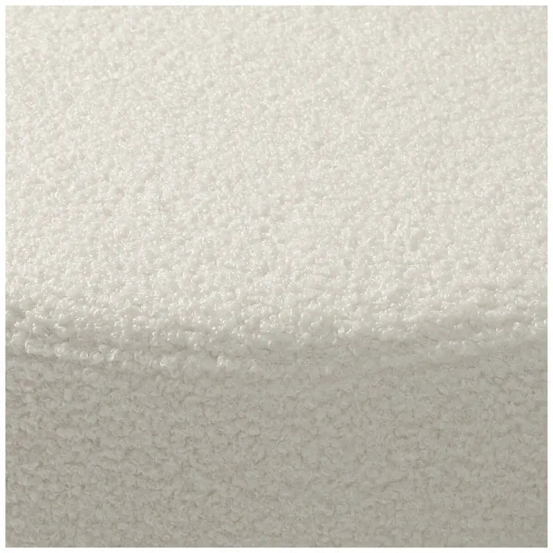 Chaise de salle à manger en métal avec dossier incurvé en tissu, style milieu du siècle (lot de 6)